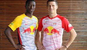 Die von Querstreifen auf der Brust und einem kräftigen Rot geprägten Jerseys werden in diesem Spieljahr daheim in der Tipico Bundesliga eingesetzt.