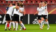 Österreichs Frauen-Nationalteam jubelt über das Remis gegen Frankreich
