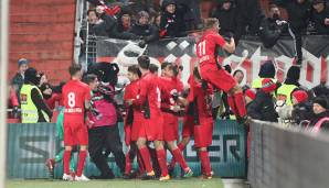 Admira jubelt über den Sieg in der Bundesliga