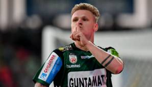 Thomas Mayer schießt fünf Tore für die SV Ried