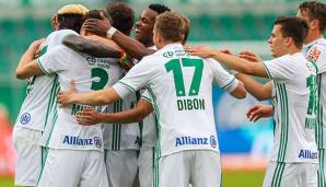 SK Rapid Wien jubelt