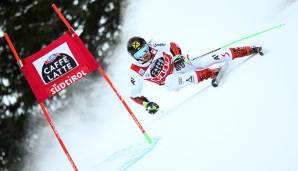 Marcel Hirscher beim Riesentorlauf von Alta Badia