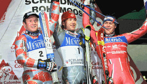 22.01.2002: Bode Miller gewinnt vor Jean-Pierre Vidal und Ivica Kostelić