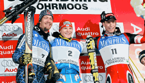 28.01.2003: Kalle Palander gewinnt vor Benjamin Raich und Hans Petter Buraas