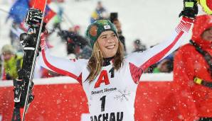 Katharina Liensberger, 21 Jahre, Disziplinen: Slalom, Riesenslalom