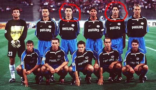 Der PSV Eindhoven von anno 1999: mit Mark van Bommel und Ruud van Nistelrooy