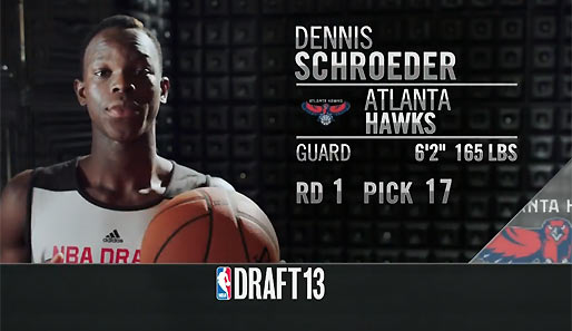 Dennis Schröder wird seine NBA-Karriere bei den Atlanta Hawks starten