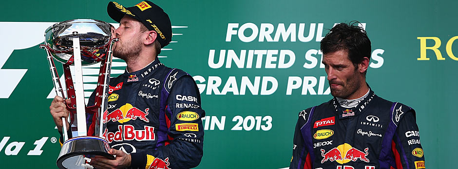 Im Red Bull war Sebastian Vettel gegenüber Mark Webber die klare Nummer eins.