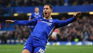 Platz 8: Eden Hazard (Chelsea) 90