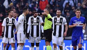 Juventus Turin hat mit 2:1 gegen Sampdoria Genua gewonnen.