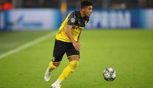 Platz 1: Jadon Sancho (Borussia Dortmund), Position: RM/LM - Gesamtstärke: 84 - Potenzial: 92 - Steigerung: +8