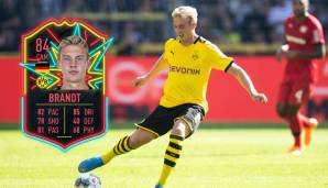 JULIAN BRANDT (Borussia Dortmund): Rating von 84.