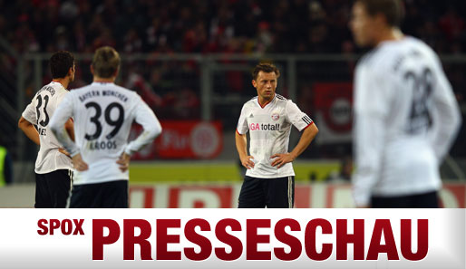 Die Niederlage in Mainz sorgte bei den Bayern-Spielern für versteinerte Mienen