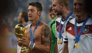 Mesut Özil wurde mit dem DFB-Team in Brasilien Weltmeister