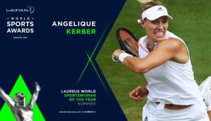 Wimbledon-Siegerin Angelique Kerber wurde für den Laureus Sportswoman of the Year Award nominiert.
