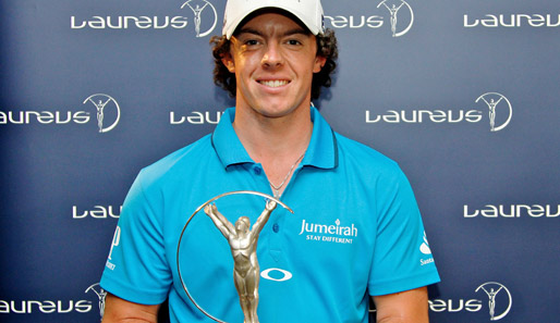Der Sieg in der Kategorie "World Breakthrough of the Year" ging an Nordirlands Golf-Star Rory McIlroy. Der 22-Jährige hatte 2011 bei den US-Open triumphiert