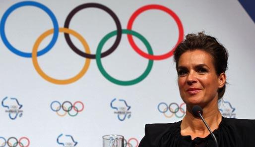 Katarina Witt kann nach der gescheiterten Olympia-Bewerbung wieder strahlen