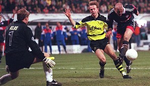In der Champions League standen sich beide Teams 1998 im Viertelfinale gegenüber. Der BVB kam weiter, auch weil Carsten Jancker hier versemmelt