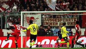 Im Rückspiel gewann der BVB erstmals nach 19 Jahren wieder in München. Sahin traf erneut - zum zwischenzeitlichen 2:1 für die Borussia (Endstand 3:1)