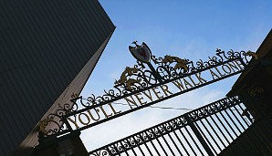 You'll Never Walk Alone - Motto, Markenzeichen und Hymne des FC Liverpool, eines der erfolgreichsten und traditionsreichsten Fußball-Klubs der Welt