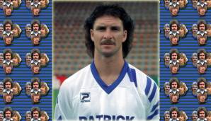 Thomas Kempe bewies auch in der Saison 1992/93 noch, dass echte Männer vorne kurz und hinten lang tragen. Plus Bart, versteht sich.