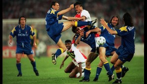 1996: Juventus Turin - Ajax Amsterdam 4:2 i.E. (1:1, 1:1) - Nach einem echten Thriller im Finale siegt Juve im Elfmeterschießen