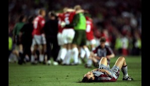 1999: Manchester United - FC Bayern 2:1 (0:1) - Zwei Tore in der Nachspielzeit für United - die Bayern sind am Boden