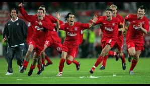 2005: AC Mailand - FC Liverpool 2:3 i.E. (3:0, 3:3) - Der FC Liverpool dreht in einem Wahnsinns-Finale noch einen 0:3-Rückstand