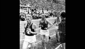 Der Volksheld der Tschechoslowakei: Langstreckenläufer Emil Zatopek holte 1952 in Helsinki dreimal Gold. Er zum "Athleten des Jahrhunderts" gewählt
