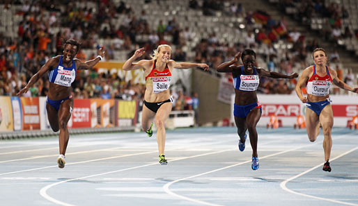 Verena Sailers Gold-Lauf! Die beiden Französinnen waren halt zu langsam, so einfach ist das!