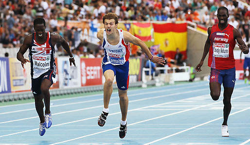 Christophe Lemaitre holte sich mit seinem 200-Meter-Sieg das Sprint-Double, aber es war knapp, verdammt knapp