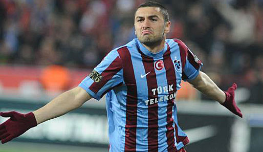 Rang 1: Burak Yilmaz von Trabzonspor (32 Tore)