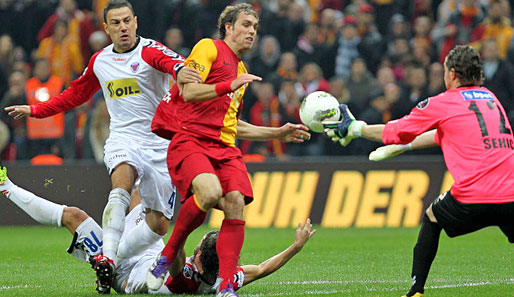 Rang 6: Johan Elmander (M.) von Galatasaray (12 Tore)