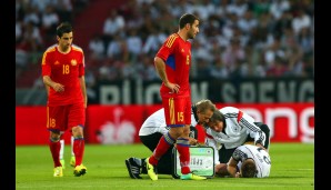 Das wohl bitterste Kapitel von Reus' bisheriger Laufbahn: Im Länderspiel gegen Armenien verletzte sich der BVB-Star schwer. Die WM in Brasilien verpasste er
