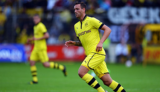 Julian Schieber wechselt vom VfB Stuttgart zum deutschen Doublegewinner nach Dortmund.