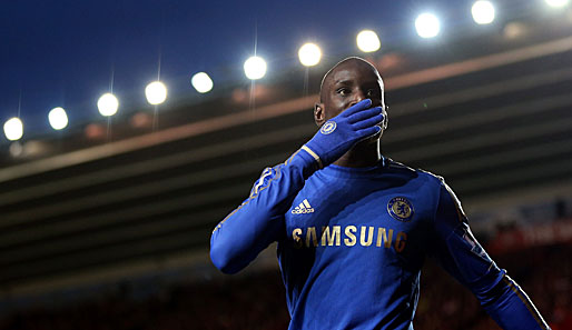 Rang 7: Demba Ba von Newcastle United/FC Chelsea (15 Tore)
