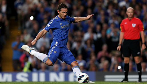 Rang 7: Frank Lampard vom FC Chelsea (15 Tore)