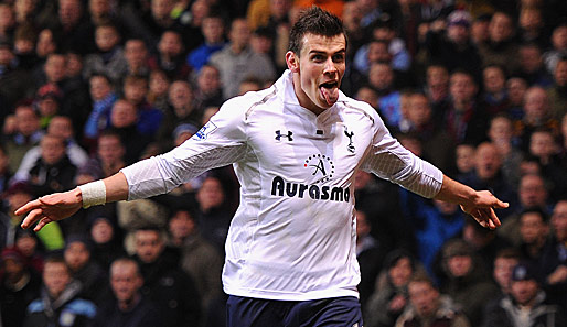 Rang 3: Gareth Bale von Tottenham Hotspur (21 Tore)