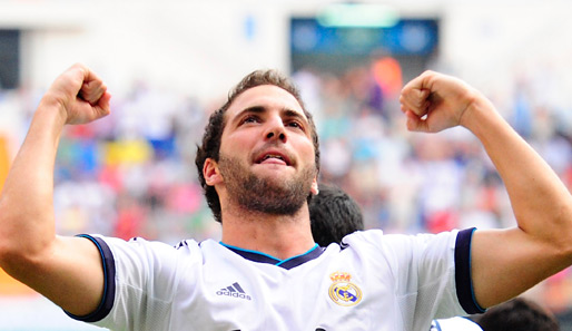Rang 8: Gonzalo Higuain von Real Madrid (16 Tore)