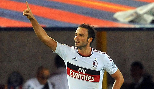 Rang 5: Giampaolo Pazzini vom AC Milan (15 Tore)