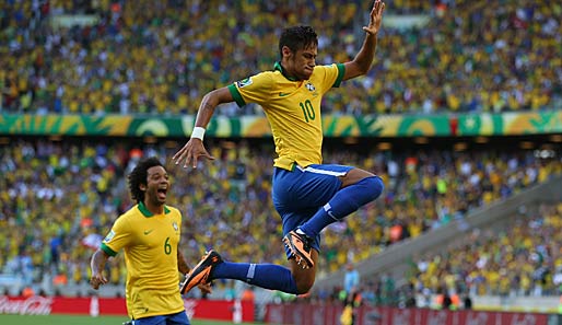 Neymar hatte wie immer Lust auf Tore - schon in der neunten Minute ließ es der Superstar klingeln