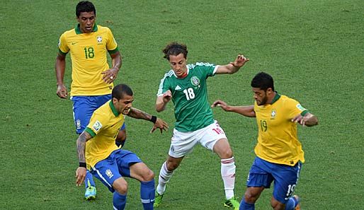Mexiko kam schwer in die Partie und konnte kaum Torchancen herausspielen