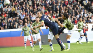 Rang 1: Zlatan Ibrahimovic von Paris St. Germain (25 Tore)