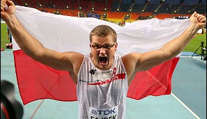 So sehen Sieger aus. Zumindest der polnische Hammerwerfer Pawel Fajdek, der sich mit einer Weite von 81,87m durchsetzen konnte