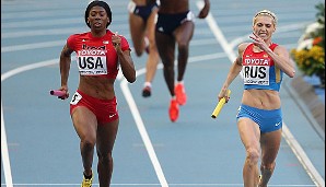 Packend ging es im 4 x 400m Staffellauf der Frauen zu. Von Beginn an kämpften die USA und Russland erbittert Kopf an Kopf. Am Ende hatten die Gastgeberinnen das bessere Ende für sich