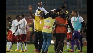 Huldigt dem Trainer: Auch Ghana mit Coach Kwesi Appiah fährt an den Zuckerhut