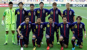 Japan gewann die Gruppe B der Asien-Qualifikation mit 17 Punkten aus 8 Spielen und 16:5 Toren