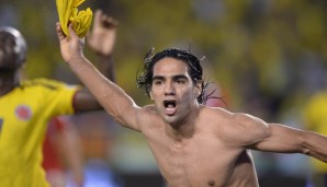 Kolumbien mit Superstar Radamel Falcao qualifizierte sich in Südamerika am vorletzten Spieltag der Quali