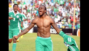 Nigeria ist zum fünften Mal bei einer WM-Endrunde dabei und feiert nach den Playoff-Spielen gegen Äthiopien