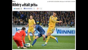France Football (Frankreich): Ribery "wurde herausgenommen"